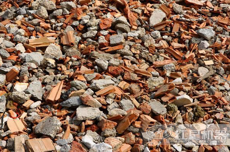 建筑垃圾材料隨意堆放 建筑垃圾材料隨意堆放
