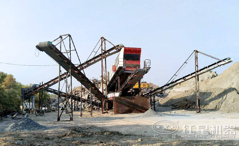 移動混凝土沙石粉碎機(jī) 移動混凝土沙石粉碎機(jī)